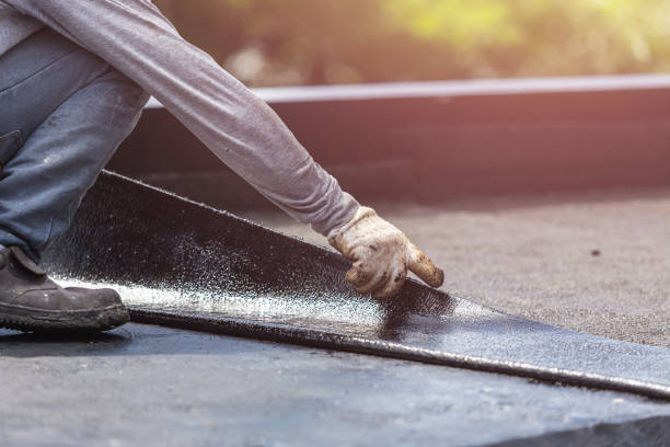 Professional Basement Waterproofing technician working in Piffard, NY